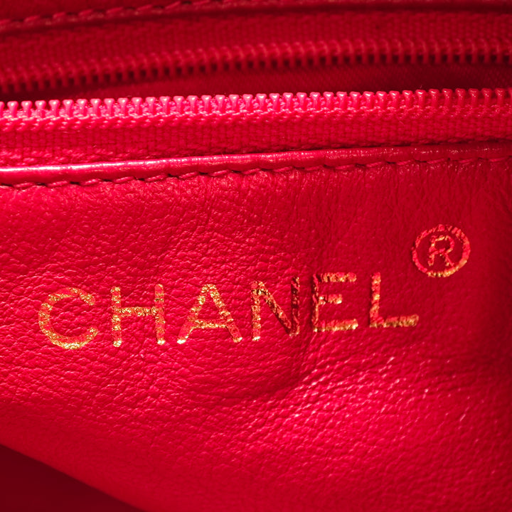 Chanel CC Matelassé Daim Pompon Diamond Sac caméra