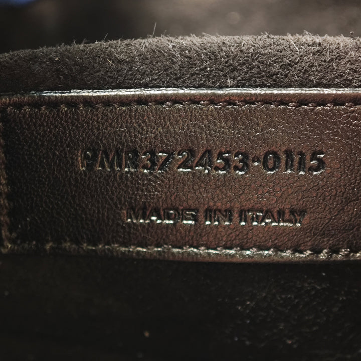 Saint Laurent Small Daim Emmanuelle Fringe Bucket Sac