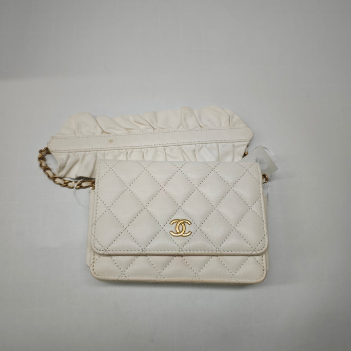 Chanel Matelassé Cuir d’agneau Romance Wallet on Chain