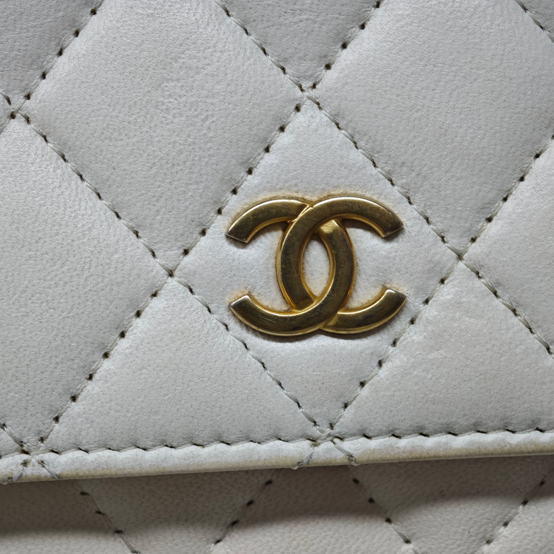 Chanel Matelassé Cuir d’agneau Romance Wallet on Chain