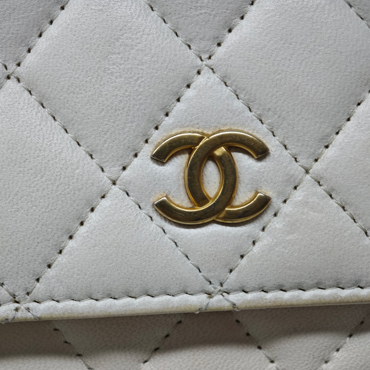 Chanel Matelassé Cuir d’agneau Romance Wallet on Chain