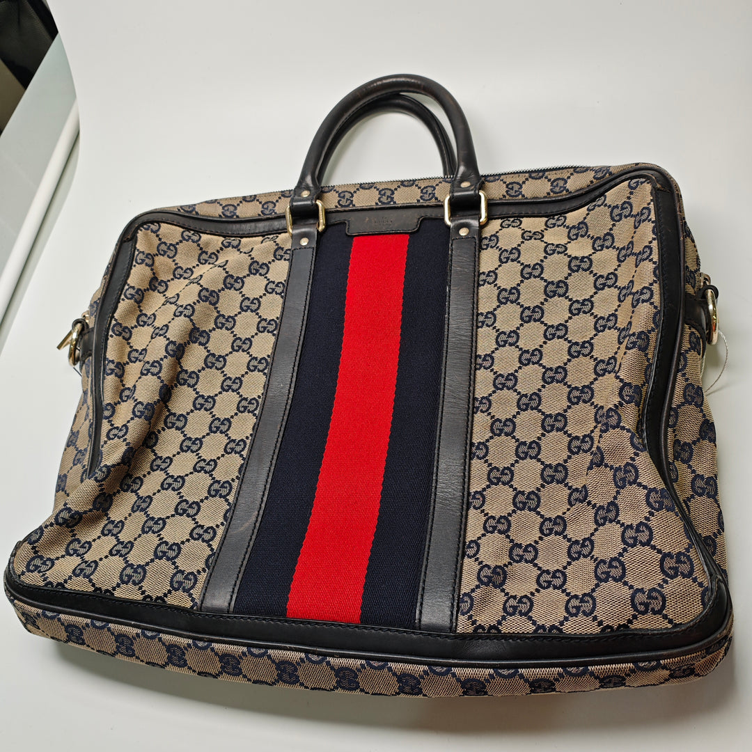 Gucci GG Toile Web Porte-documents