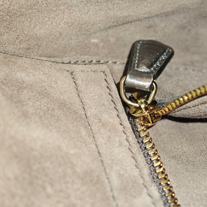 Dior Small Metallic Cuir de veau grainé Cannage Supple Lady Dior