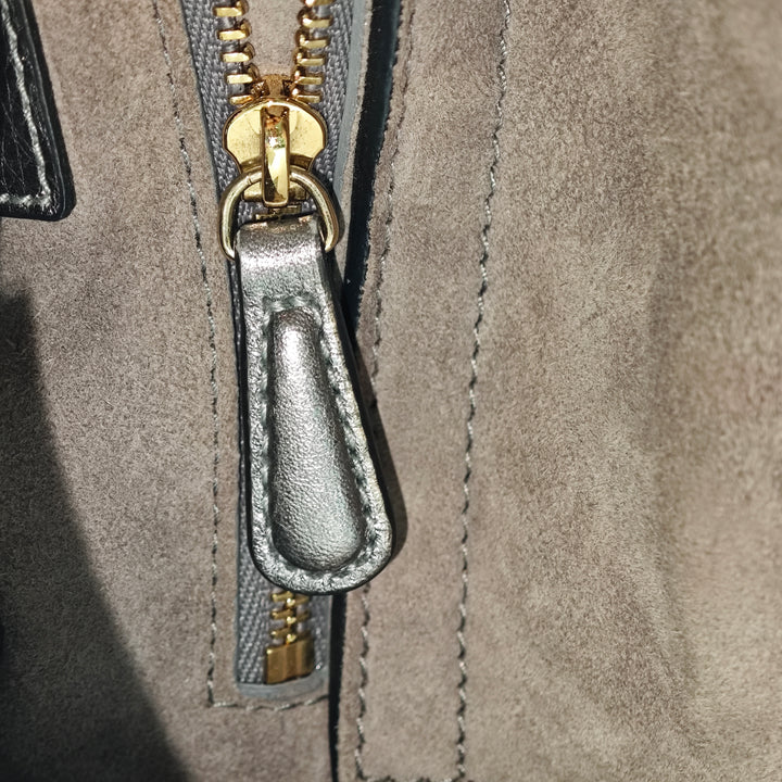 Dior Small Metallic Cuir de veau grainé Cannage Supple Lady Dior