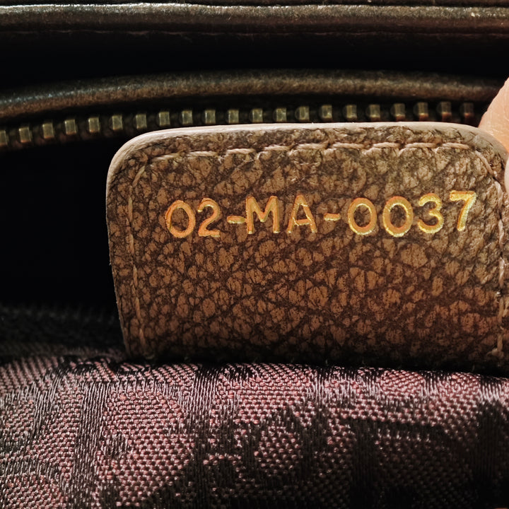 Dior Medium Metallic Cuir d’agneau Cannage Lady Dior