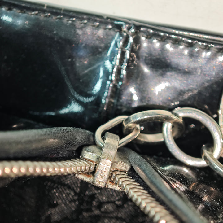 Dior Medium Cuir verni Cannage Lady Dior