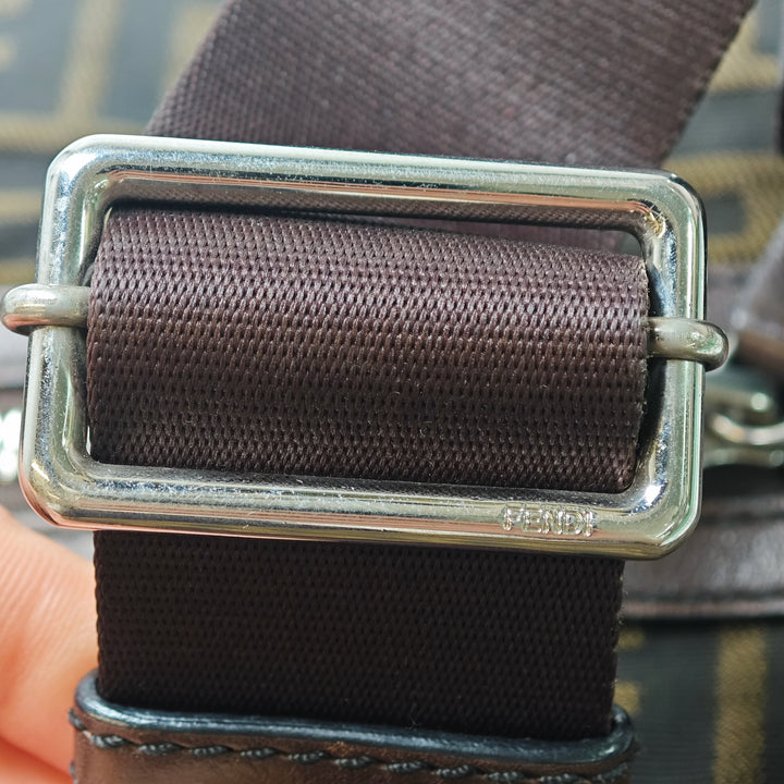 Fendi Zucca Toile Sac porté croisé