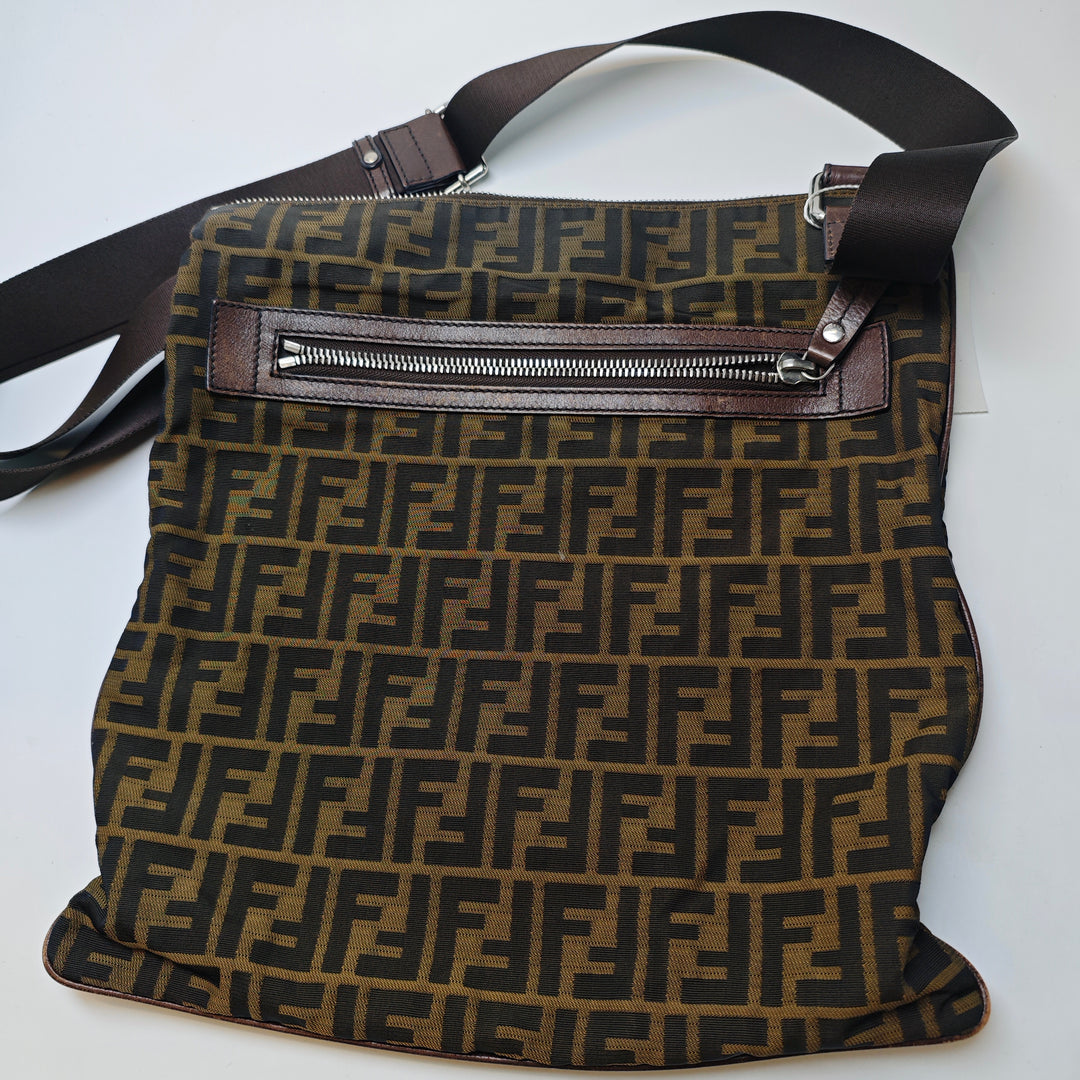 Fendi Zucca Toile Sac porté croisé