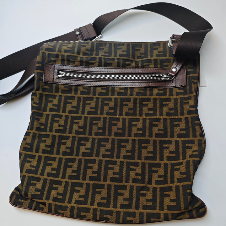 Fendi Zucca Toile Sac porté croisé