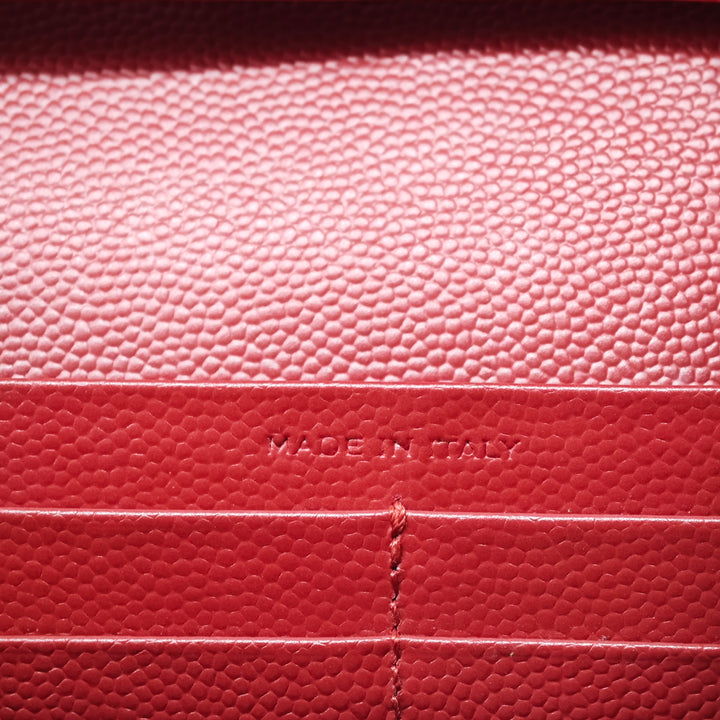 Saint Laurent Grain De Poudre Cassandre Envelope Chain Portefeuille