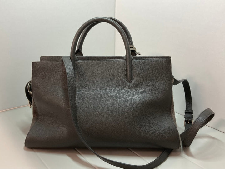 Saint Laurent Small Cuir et Daim Rive Gauche Cabas Cabas