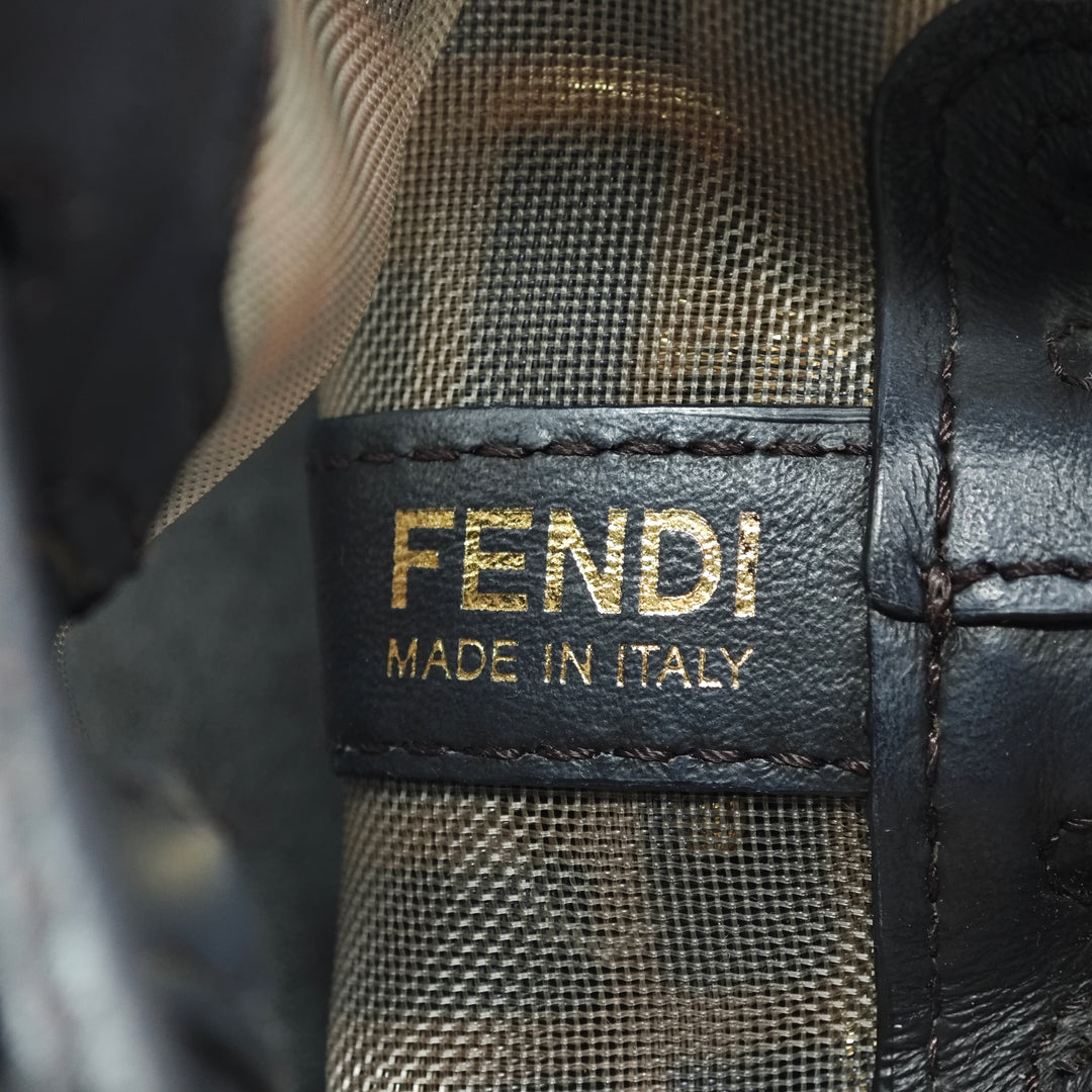 Fendi Mini Zucca Mesh Mon Tresor Bucket Sac