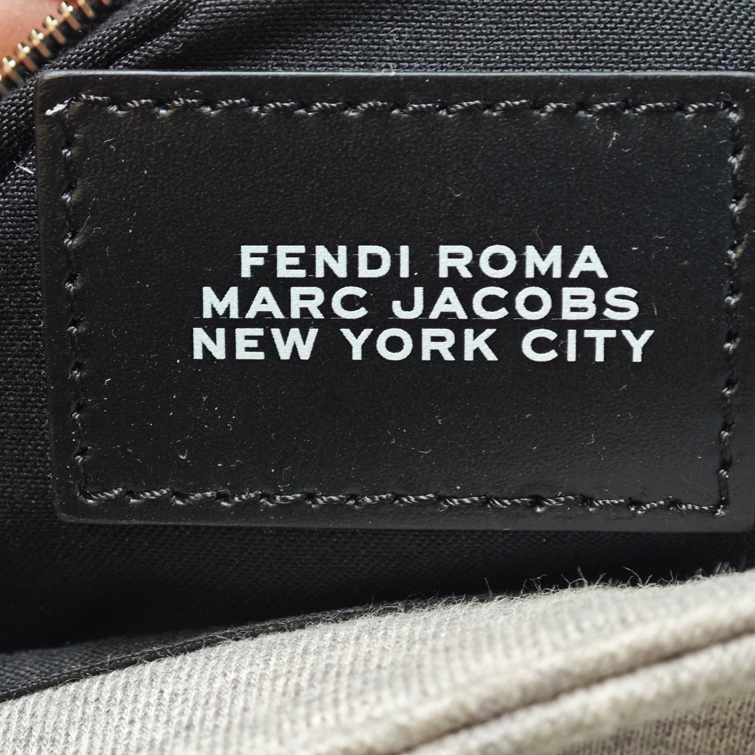Fendi Marc Jacobs Medium Jersey Logo Baguette Sac