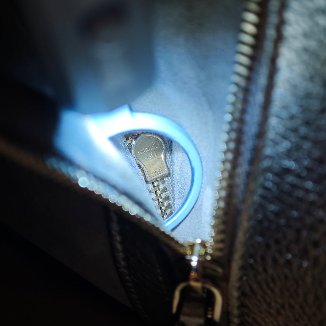 Dior Medium Metallic Cuir de veau Diorama à rabat