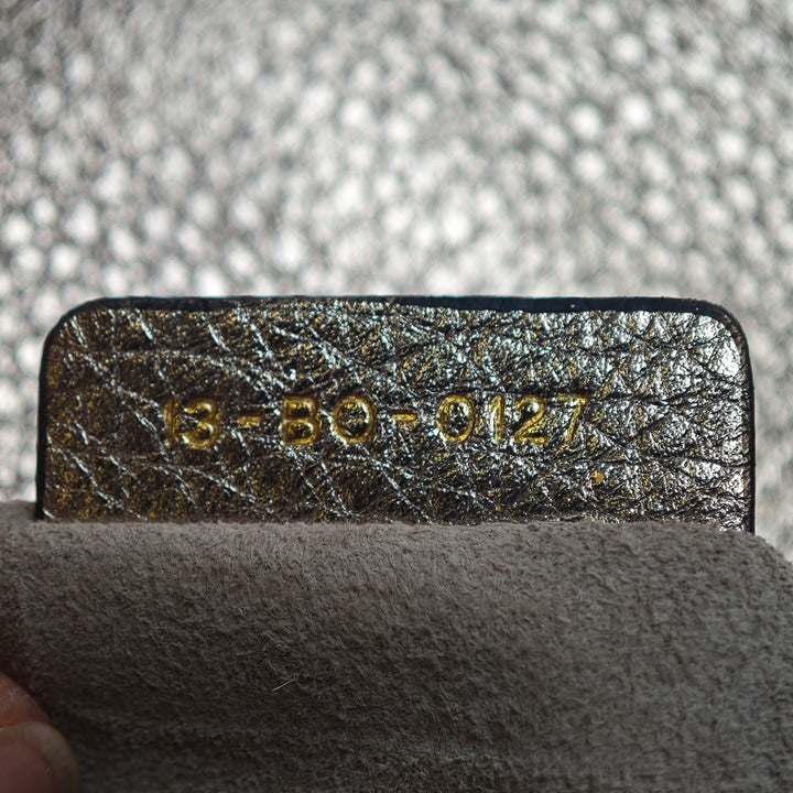 Dior Medium Metallic Cuir de veau Diorama à rabat