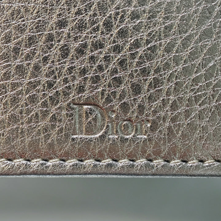 Dior Medium Metallic Cuir de veau Diorama à rabat