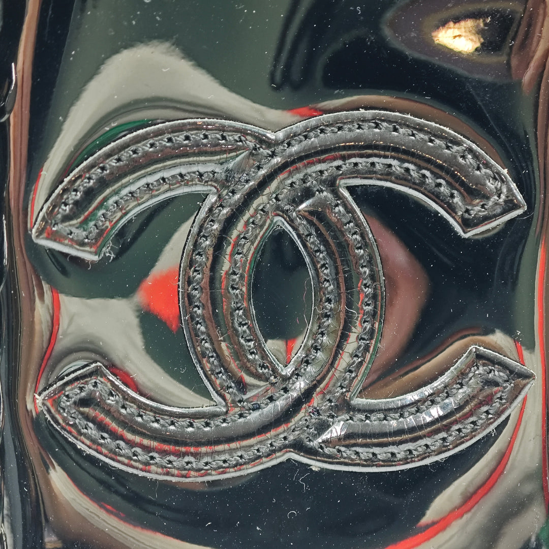 Chanel Pony Hair et Cuir verni Mademoiselle Turnlock Cabas
