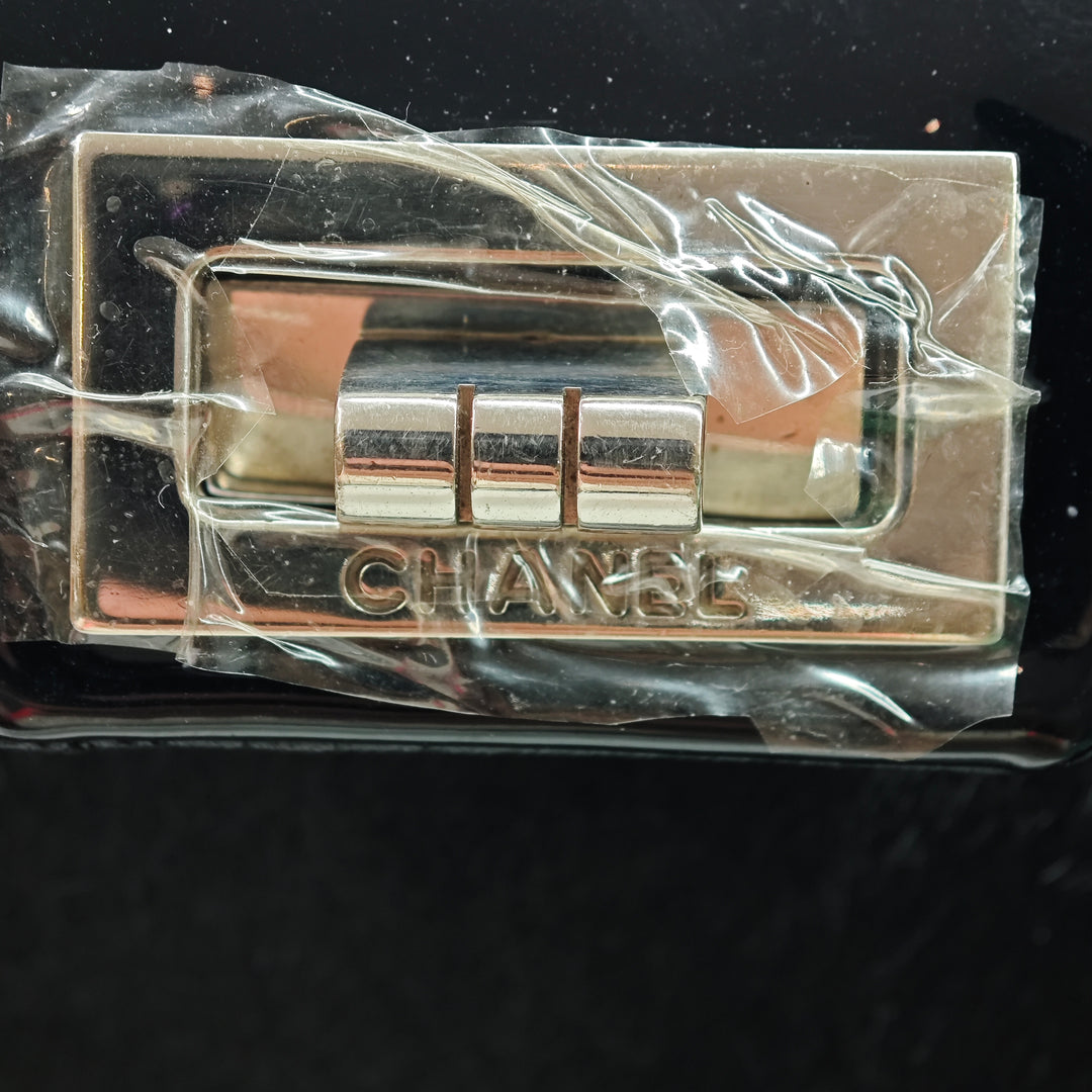 Chanel Pony Hair et Cuir verni Mademoiselle Turnlock Cabas