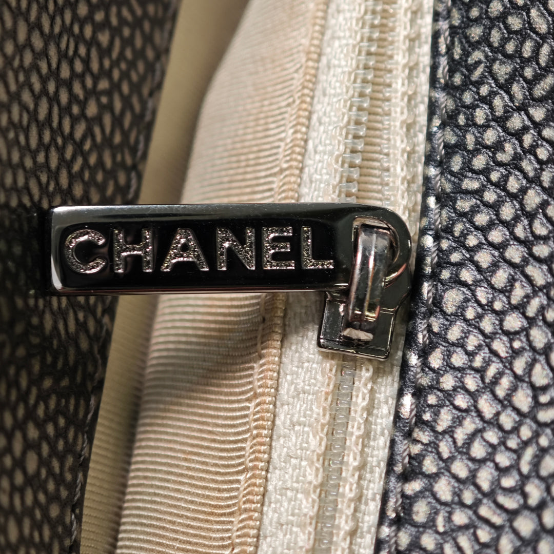 Chanel CC Matelassé Caviar Cabas chaîne