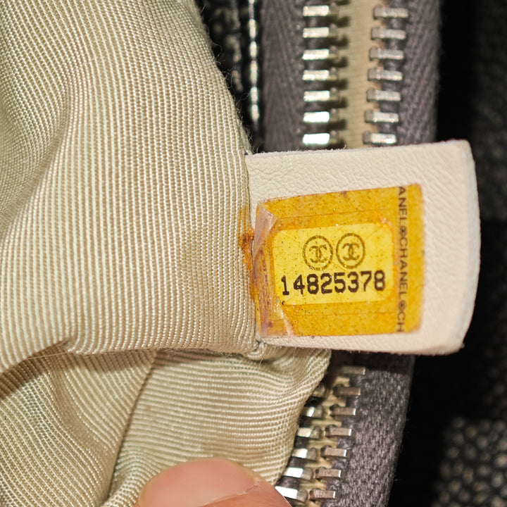 Chanel CC Matelassé Caviar Cabas chaîne