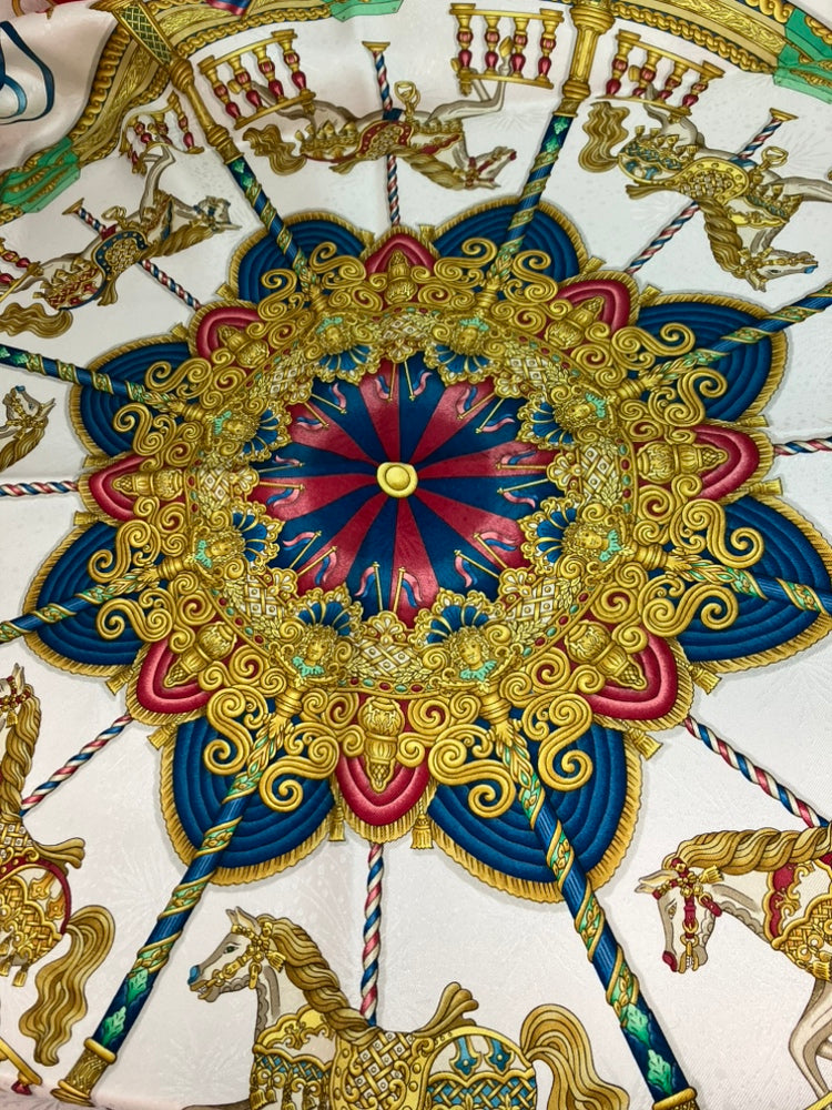 Hermès Luna Park Soie Foulard 90