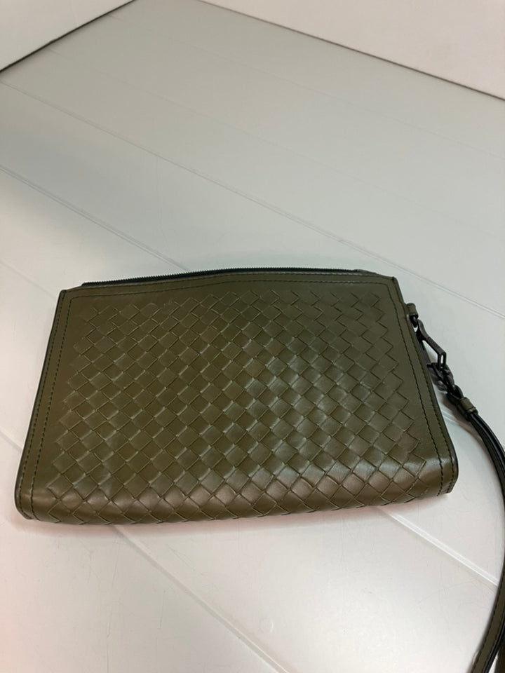 Bottega Veneta Nappa Intrecciato Double Zip Wristlet Pochette
