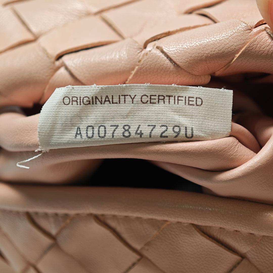 Bottega Veneta Mini Cuir de veau Intrecciato Hop Sac