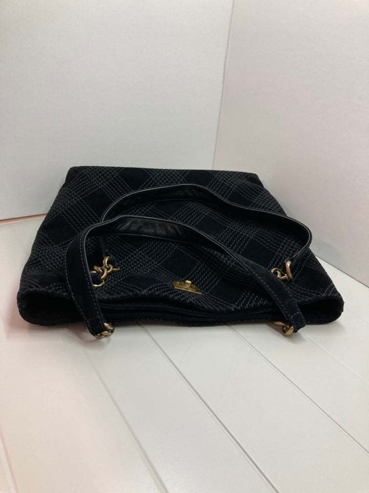 Chanel CC Surpiqué Daim Cabas