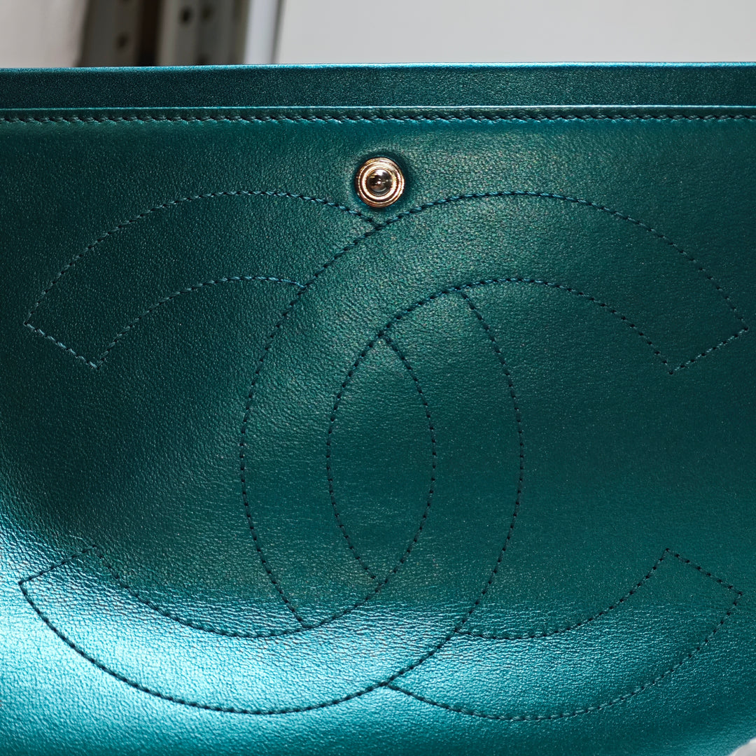 Chanel Matelassé Metallic Cuir de veau Reissue 2.55 à rabat 227