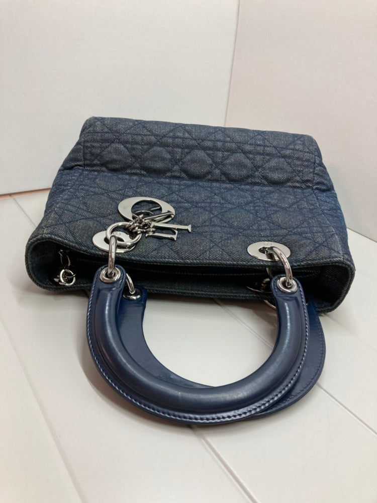 Dior Medium Jean Cannage Lady Dior