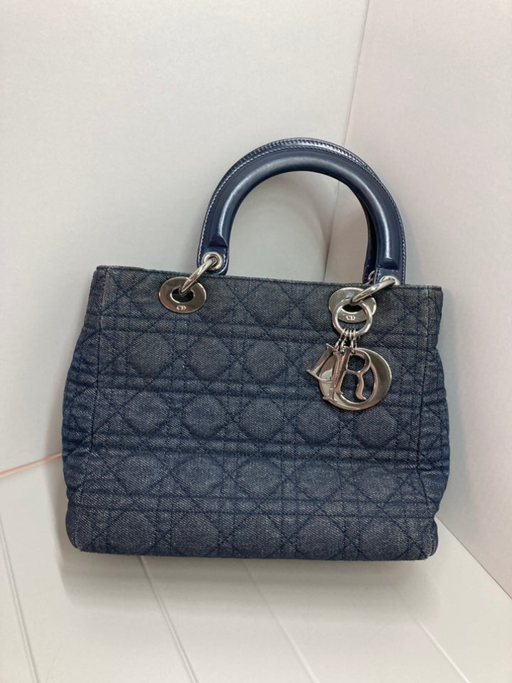 Dior Medium Jean Cannage Lady Dior