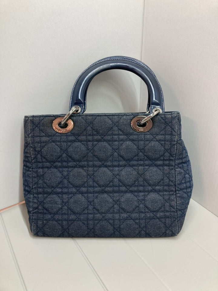 Dior Medium Jean Cannage Lady Dior