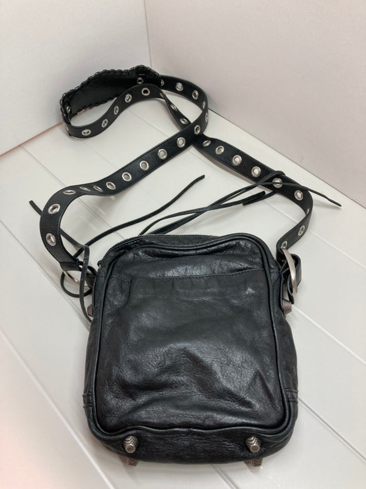 Balenciaga Cuir d’agneau Motocross Le Cagole Messenger Sac
