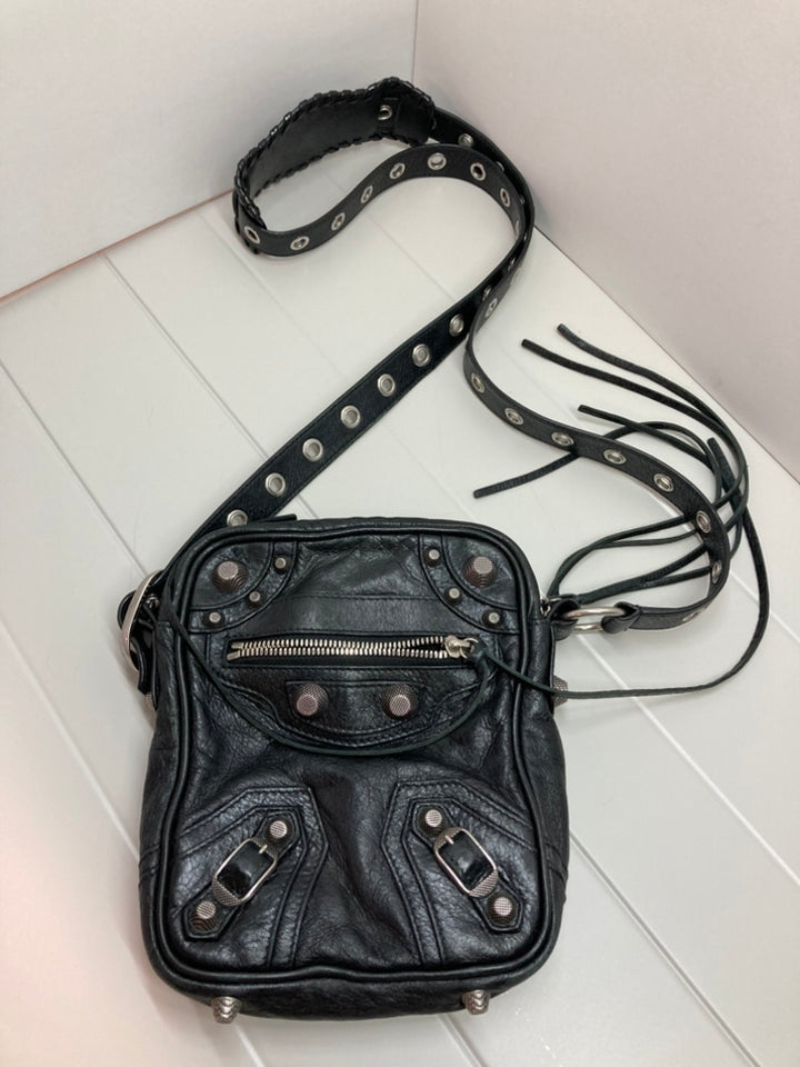 Balenciaga Cuir d’agneau Motocross Le Cagole Messenger Sac