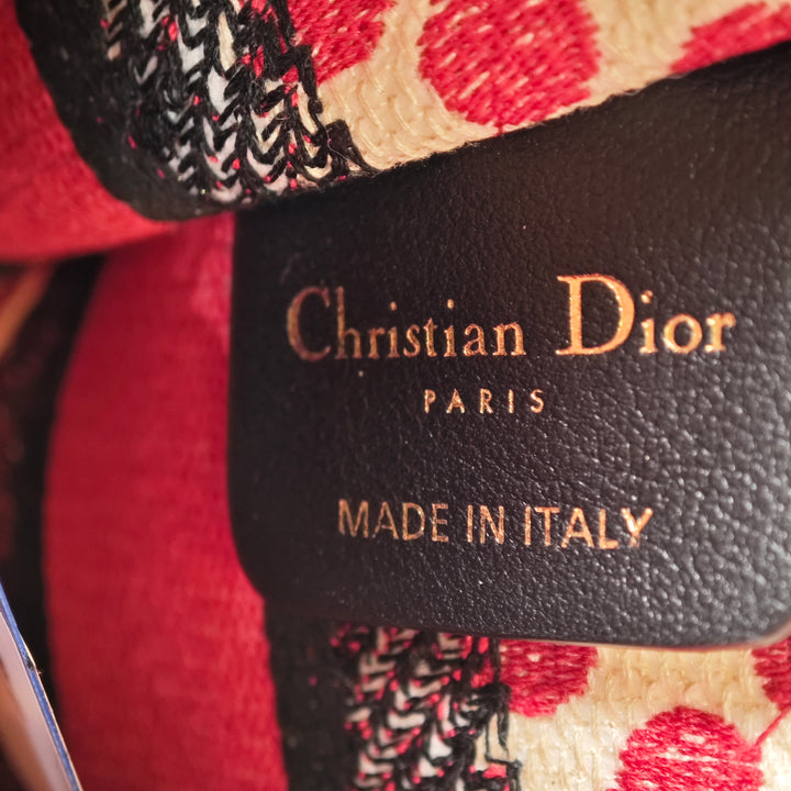 Dior DiorAmour Mini brodé Toile Dots Book Cabas