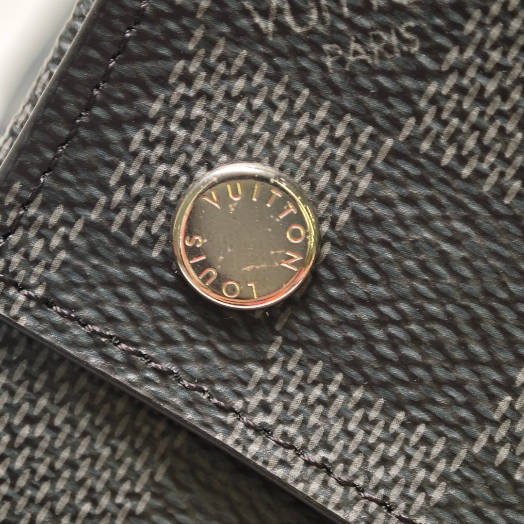 Louis Vuitton Damier Graphite Alpha Pochette GM