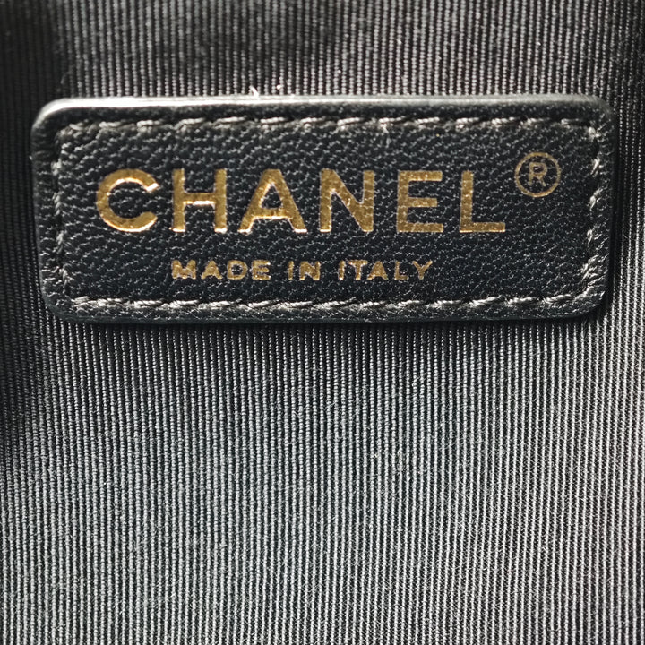 Chanel Tricolor Matelassé Cuir d’agneau Graphic Camera Étui Sac Multi