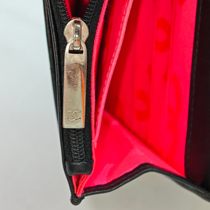 Chanel Matelassé Cuir d’agneau Cambon Ligne Wallet on Chain