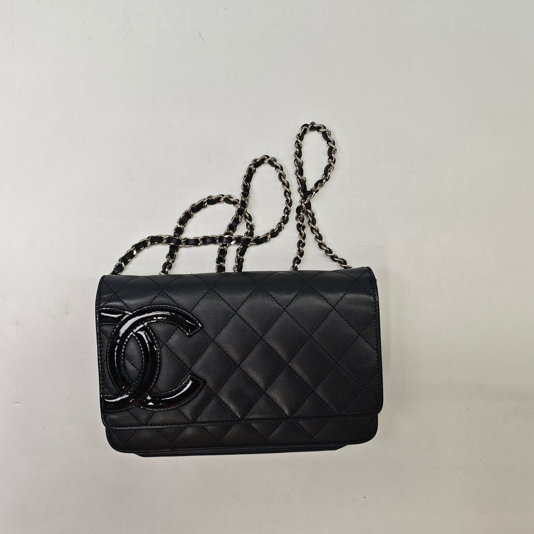 Chanel Matelassé Cuir d’agneau Cambon Ligne Wallet on Chain