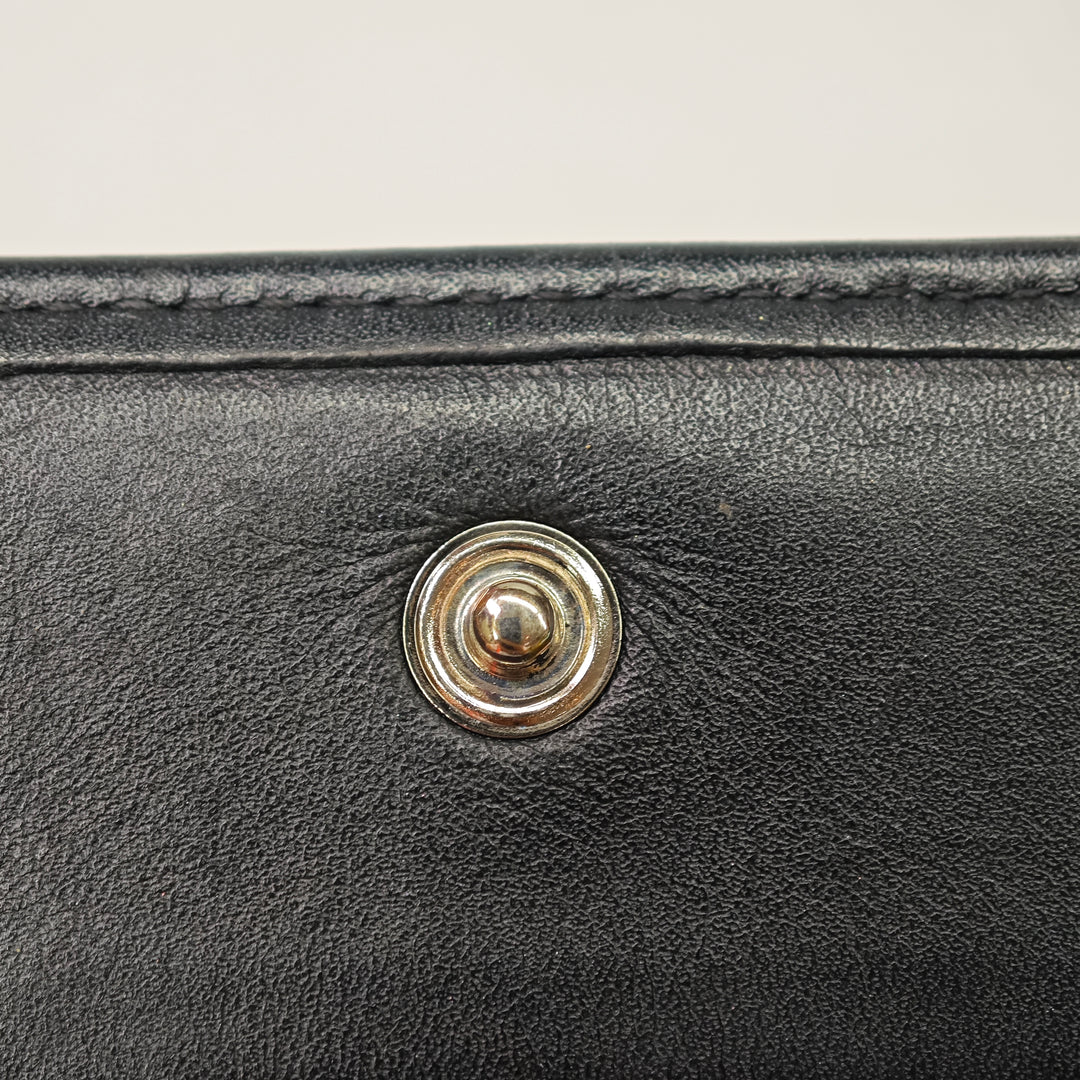 Chanel Matelassé Cuir d’agneau Cambon Ligne Wallet on Chain