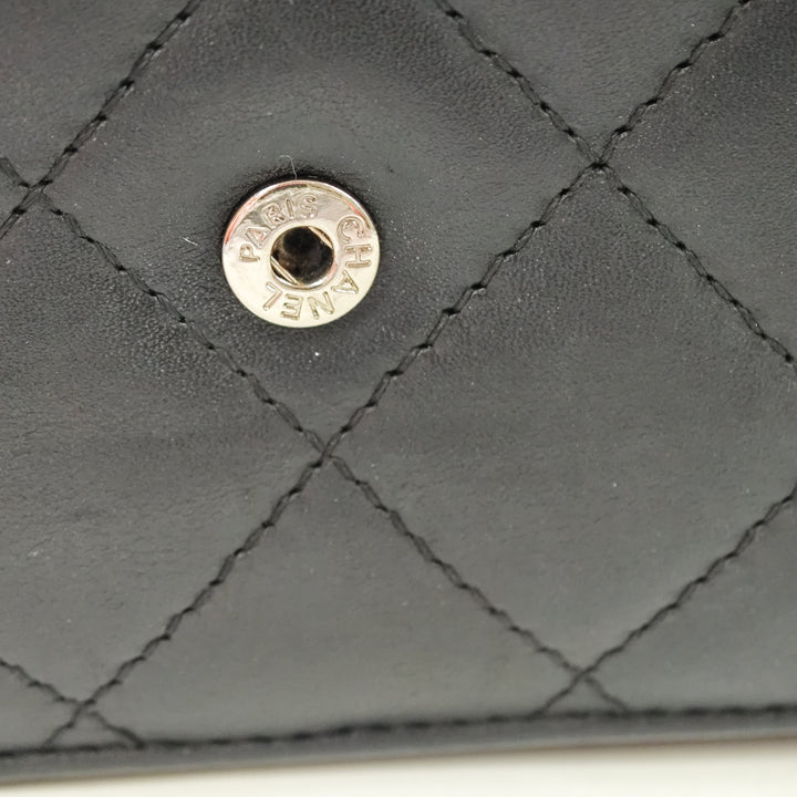 Chanel Matelassé Cuir d’agneau Cambon Ligne Wallet on Chain