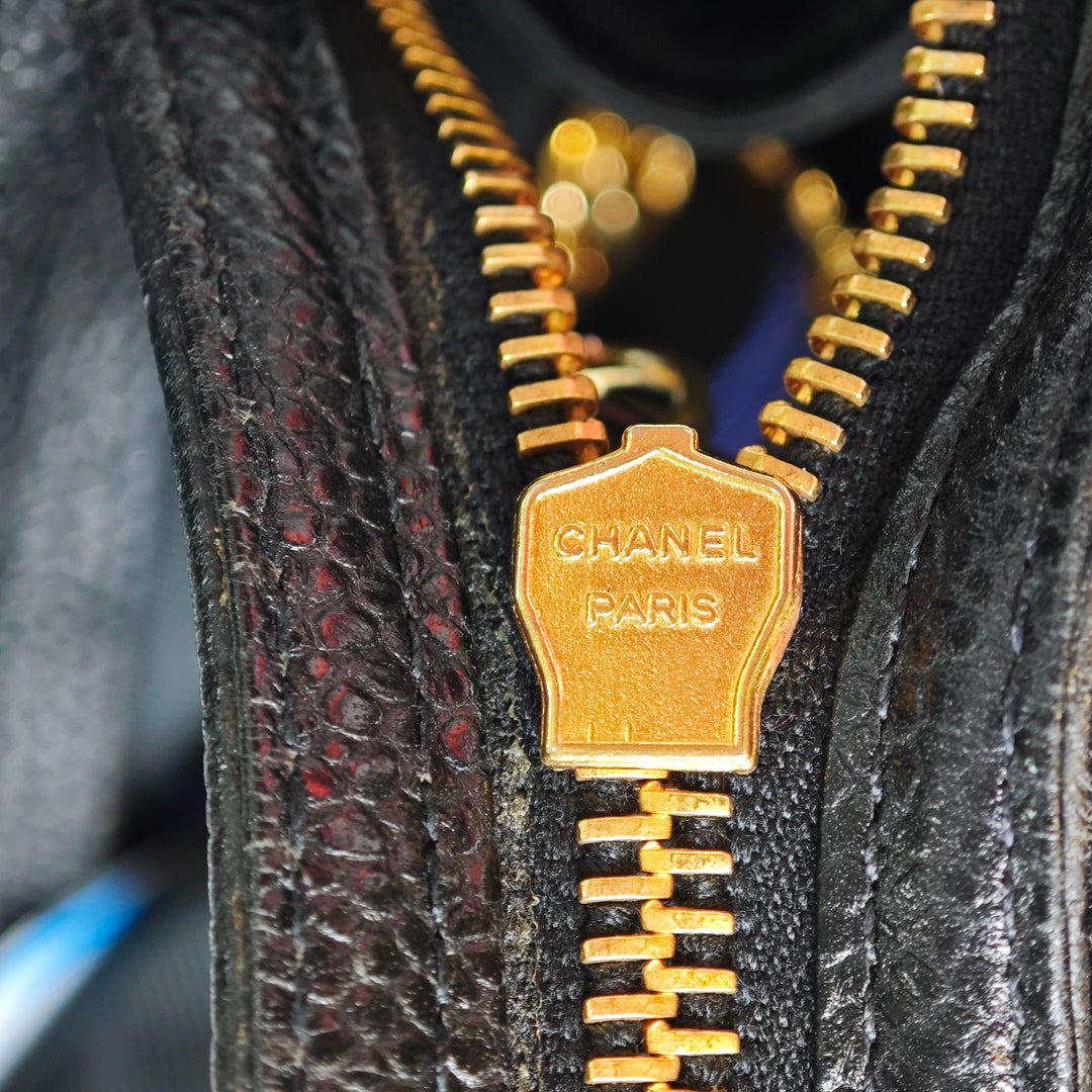 Chanel Triple CC Caviar Cabas