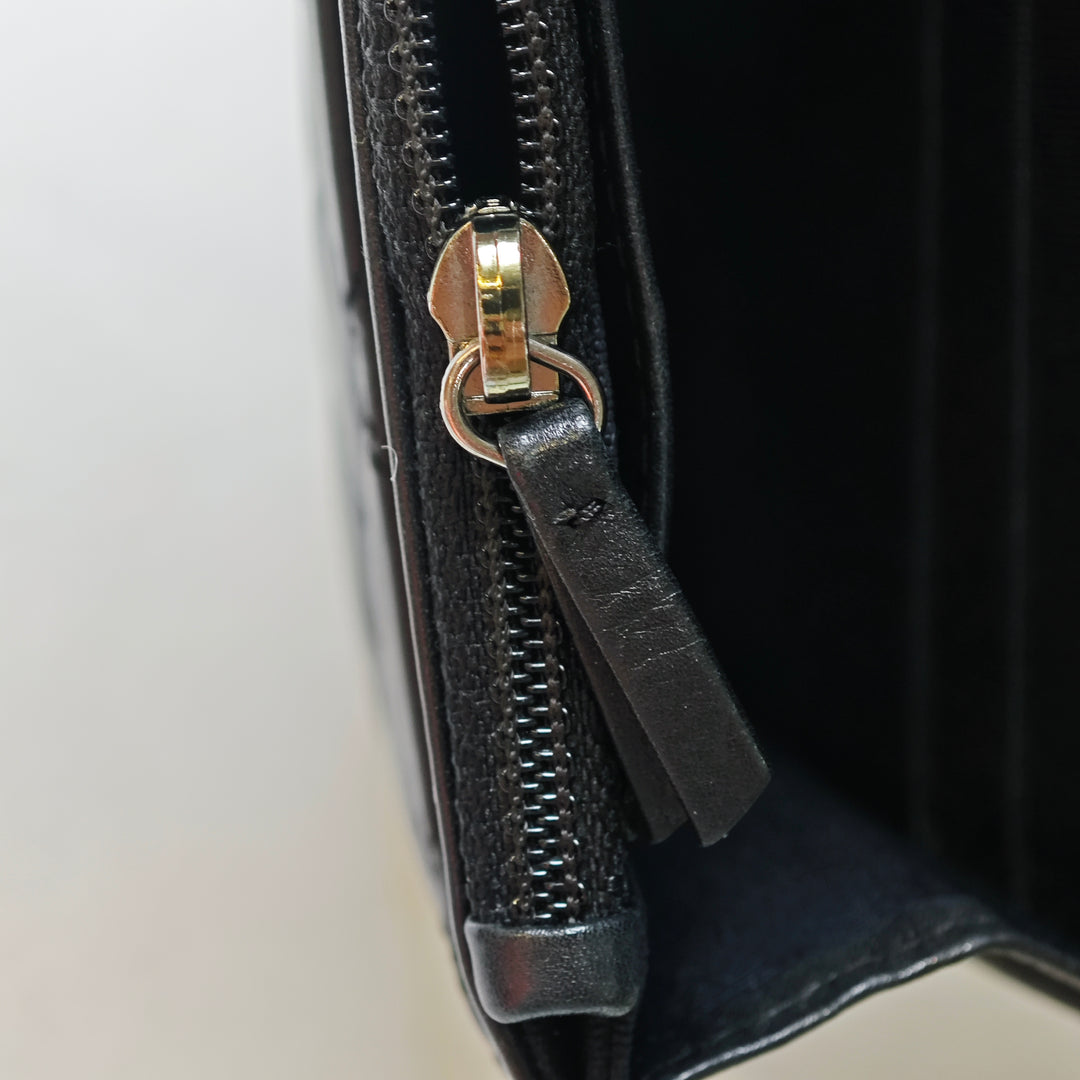 Chanel CC Matelassé Cuir de veau Double Stitch Hamptons Wallet on Chain
