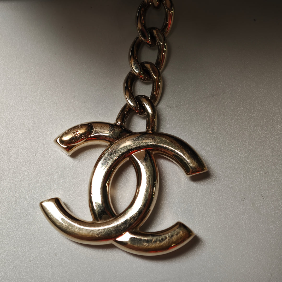 Chanel Small CC Crumpled Cuir de veau Vanity