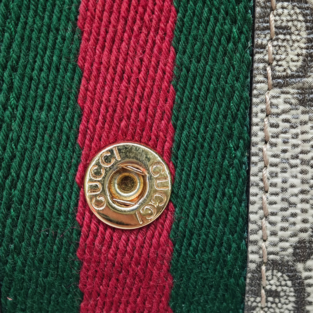 Gucci GG Supreme Web Ophidia Wallet on Chain