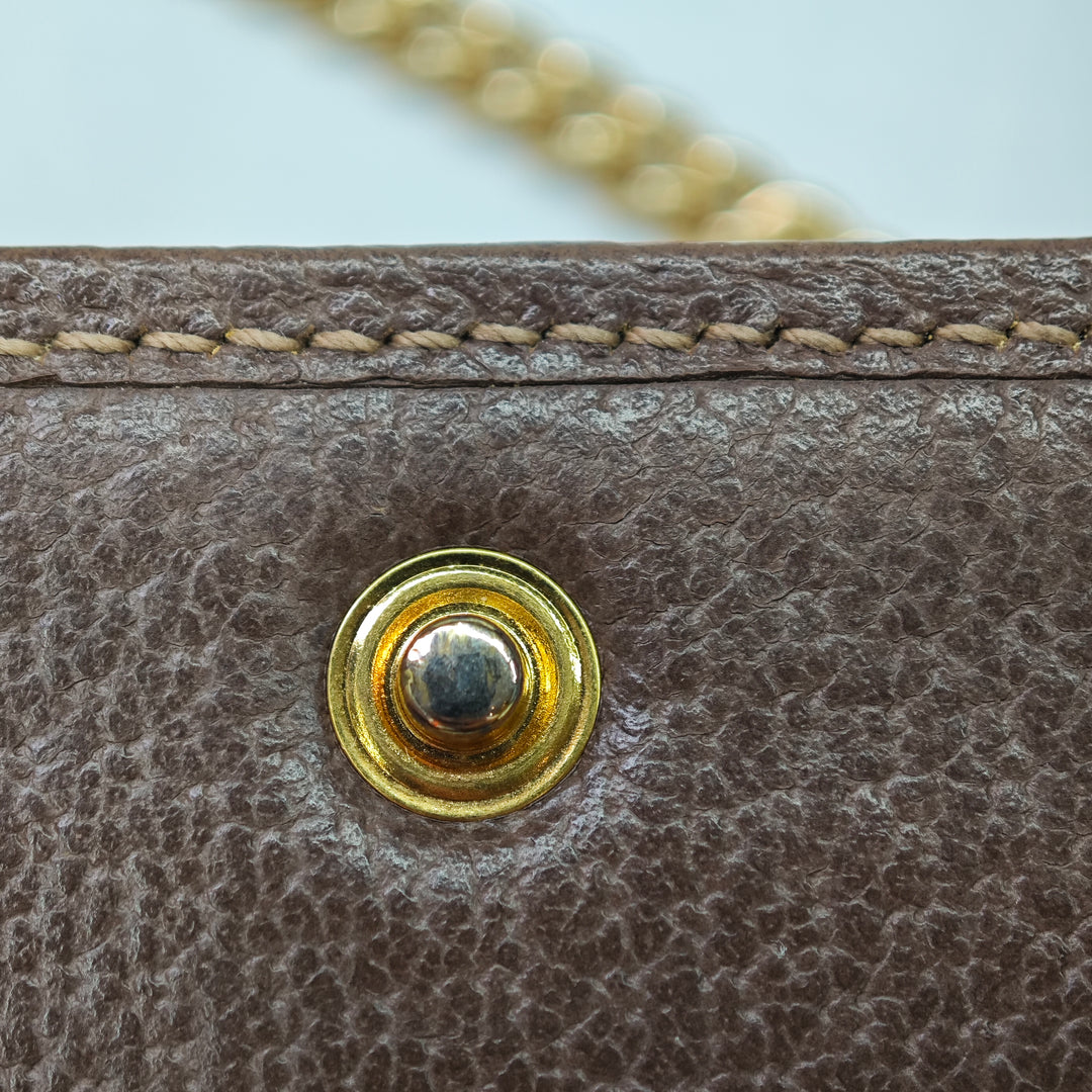 Gucci GG Supreme Web Ophidia Wallet on Chain