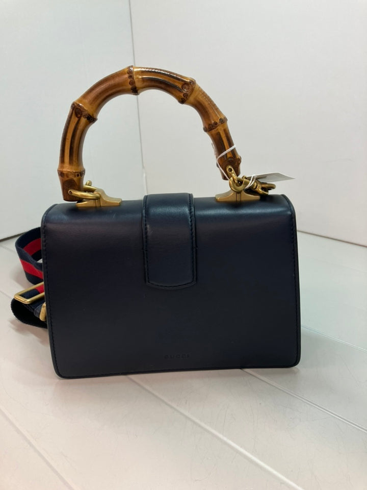 Gucci Mini Cuir de veau Web Bamboo Dionysus Sac
