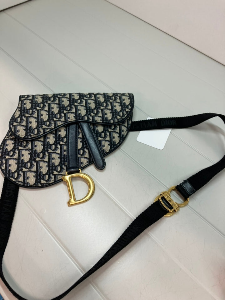 Dior Oblique Toile Saddle Sac ceinture