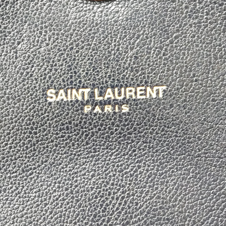 Saint Laurent Medium Triquilt Tricolor Sheepskin Monogram College Sac