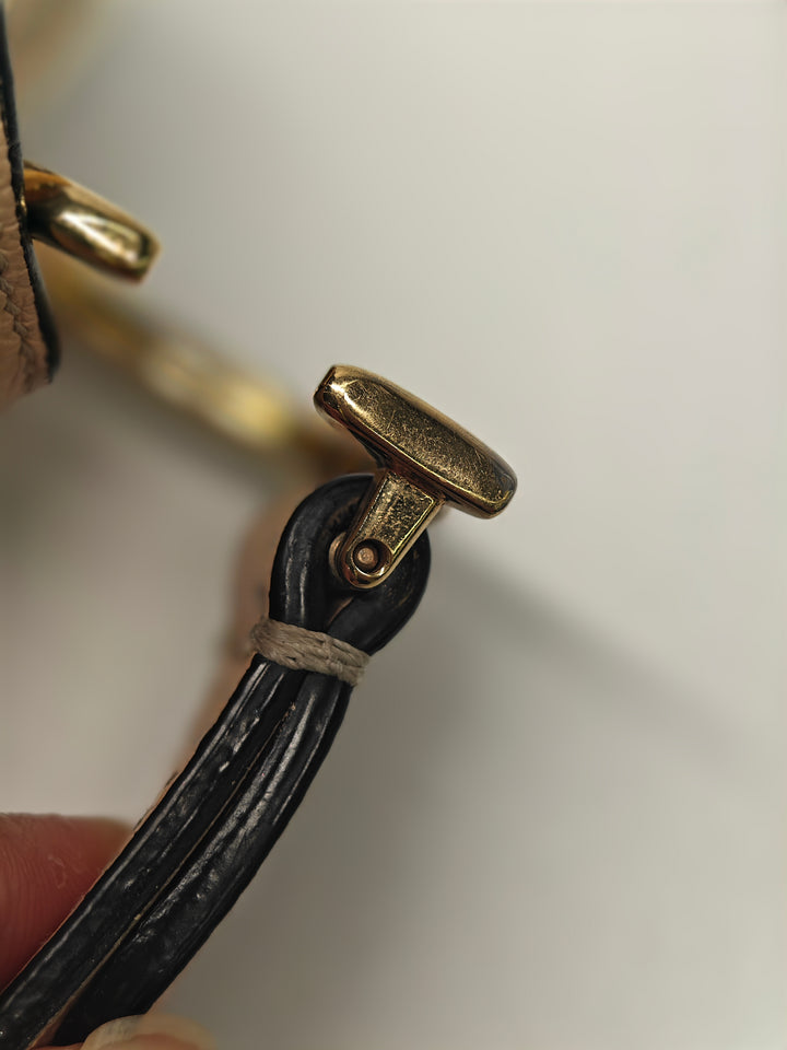 Dior Mini Cuir de veau grainé Saddle Sac